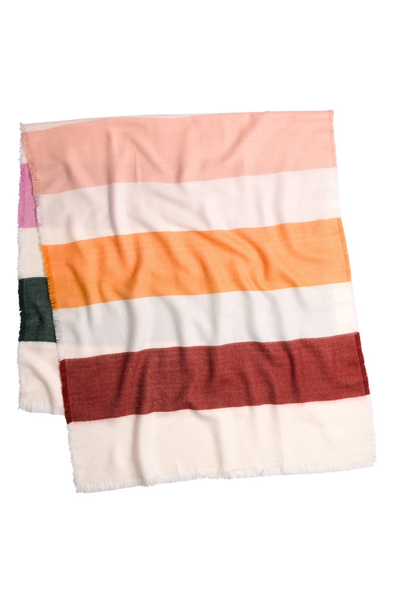 Madewell Multi Stripe Scarf, Alternate, color, 