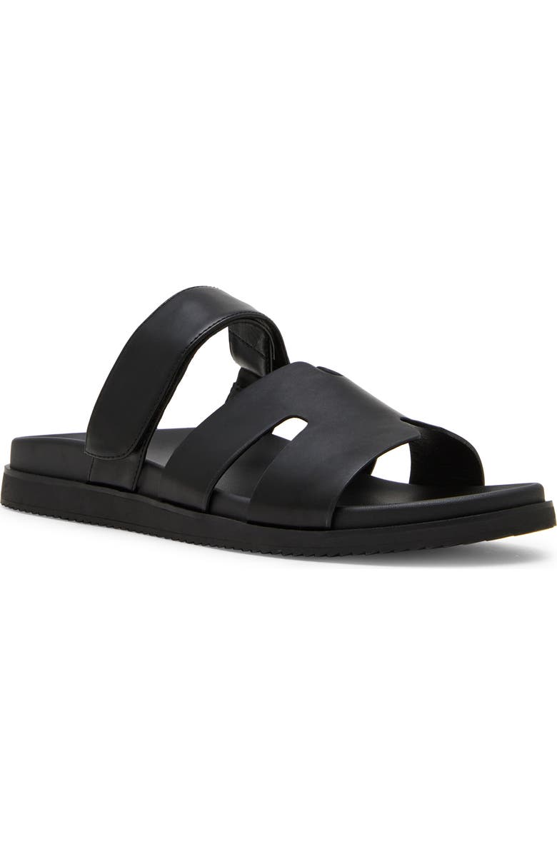 Steve Madden Mnuiero Sandal, Main, color, Black Leather