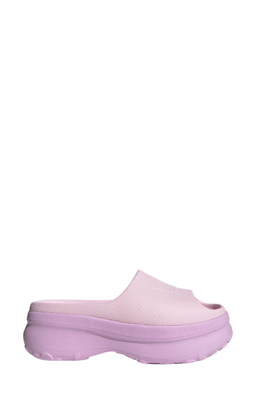 Adidas Originals Adidas Adifom Stan Smith Platform Slide In Clear Pink/clear Pink/lilac