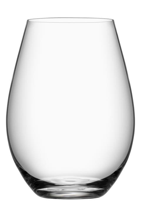 More Set of 4 Stemless Wine Glasses