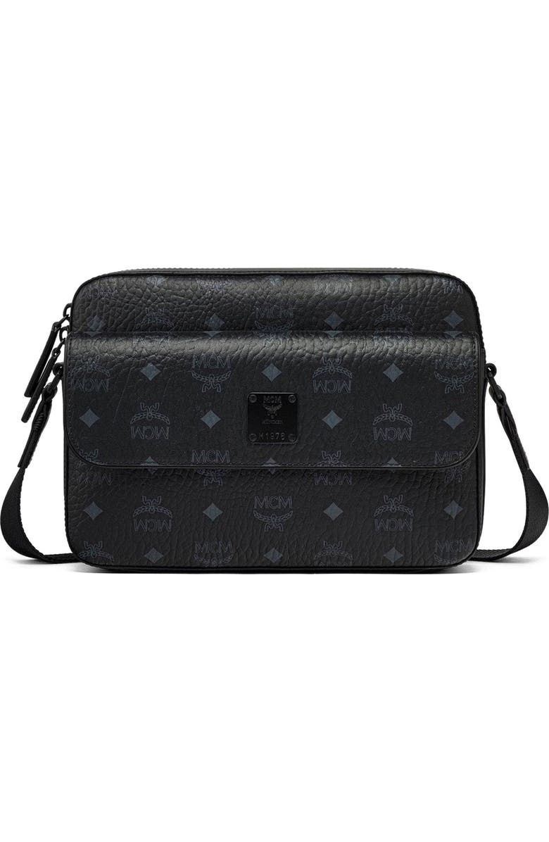 MCM Aren Messenger Bag in Visetos, Main, color,