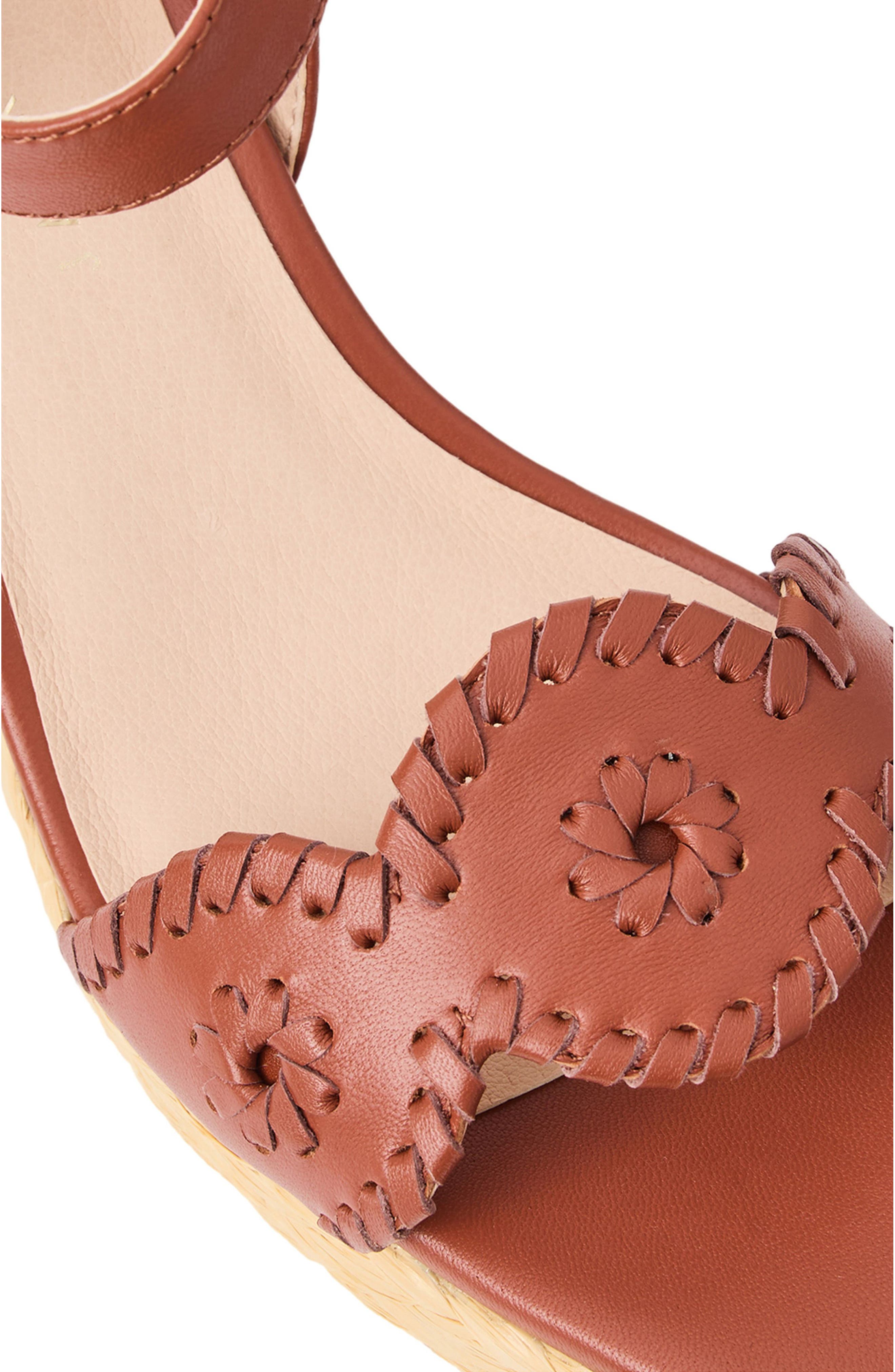 Laurin Ankle Strap Platform Sandal, Alternate, color, LUGGAGE