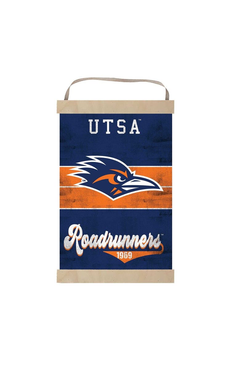JARDINE UTSA Roadrunners 12'' x 20'' Retro Logo Banner Sign, Main, color, 