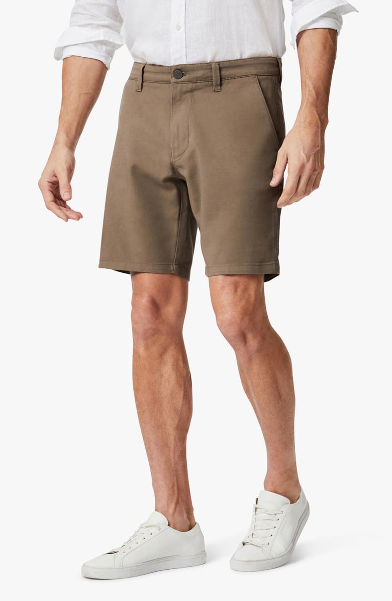 34 Heritage Arizona Slim Fit Flat Front Chino Shorts, Alternate, color, Walnut High-Flyer