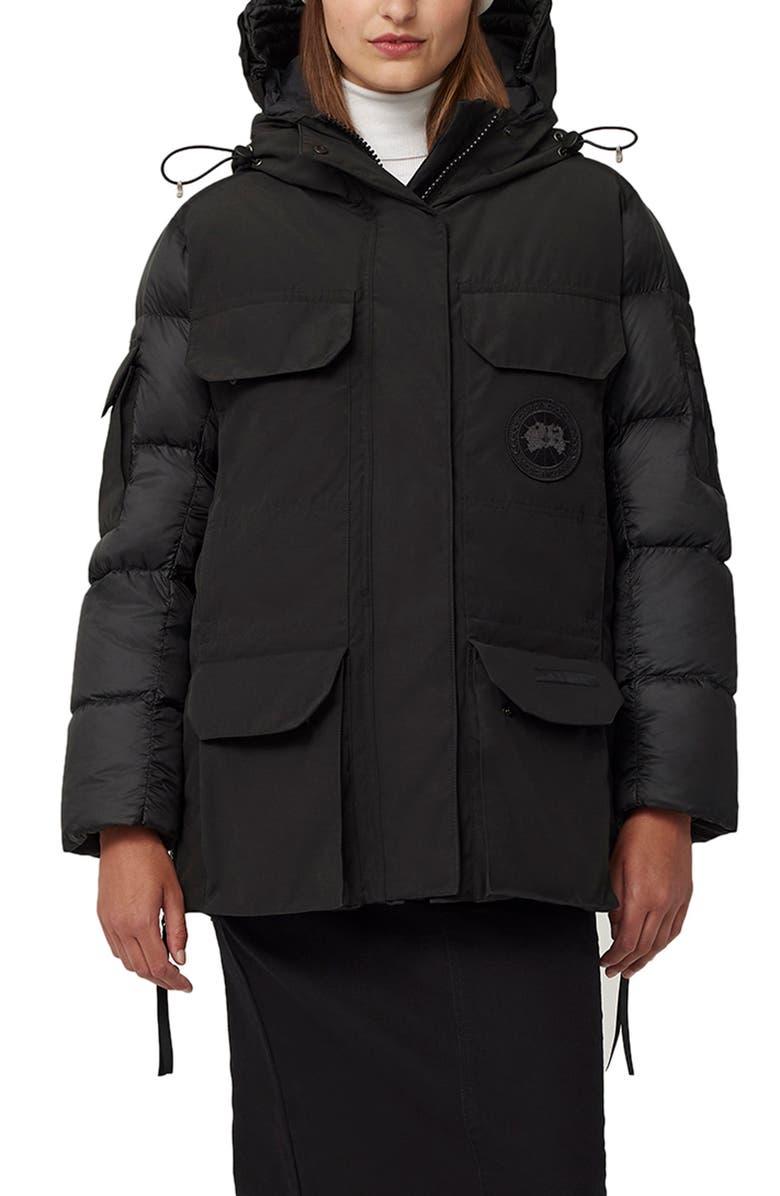 Canada Goose Paradigm Expedition Black Label Mixed Media Water Repellent 750 Fill Power Down Parka, Main, color, 