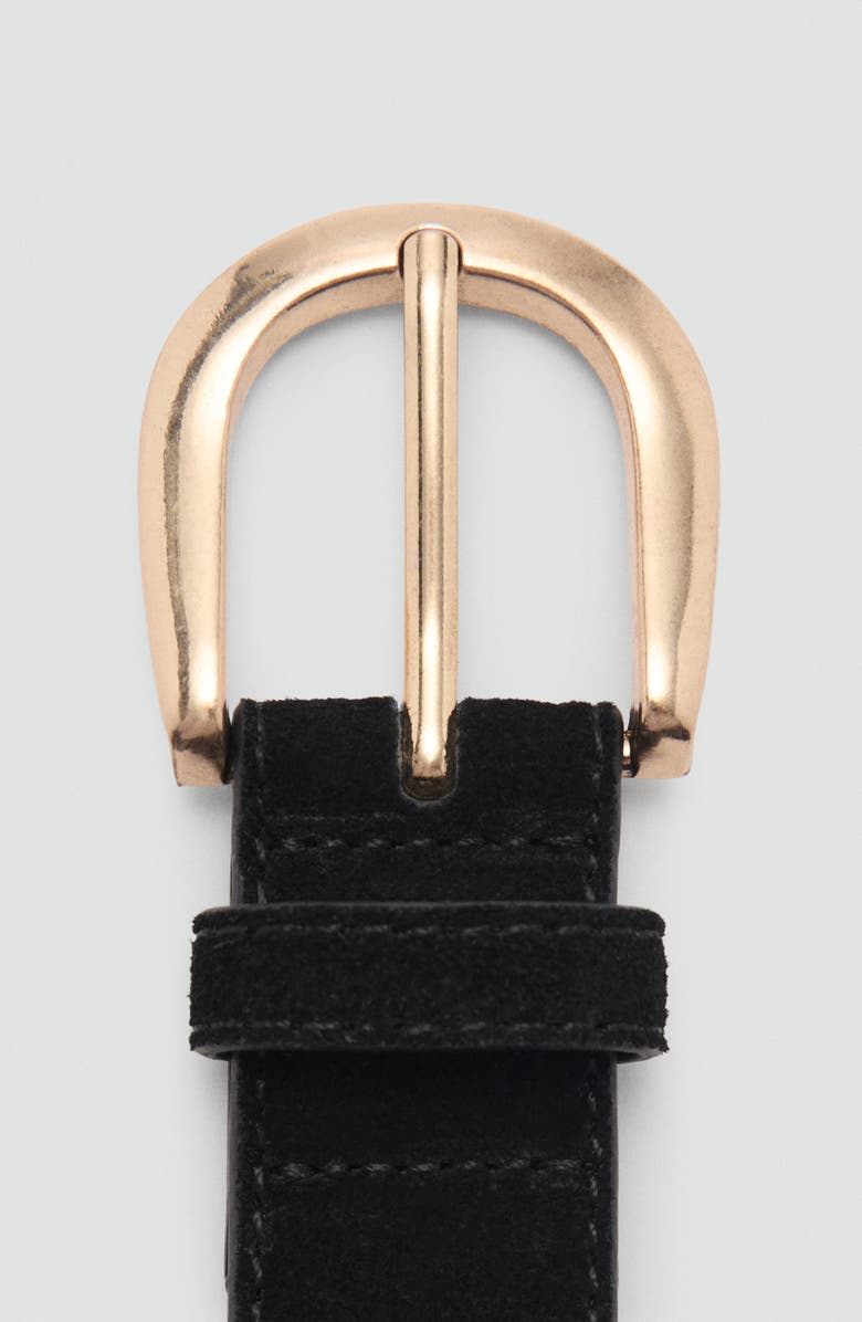 MANGO Katrina Suede Belt, Alternate, color,