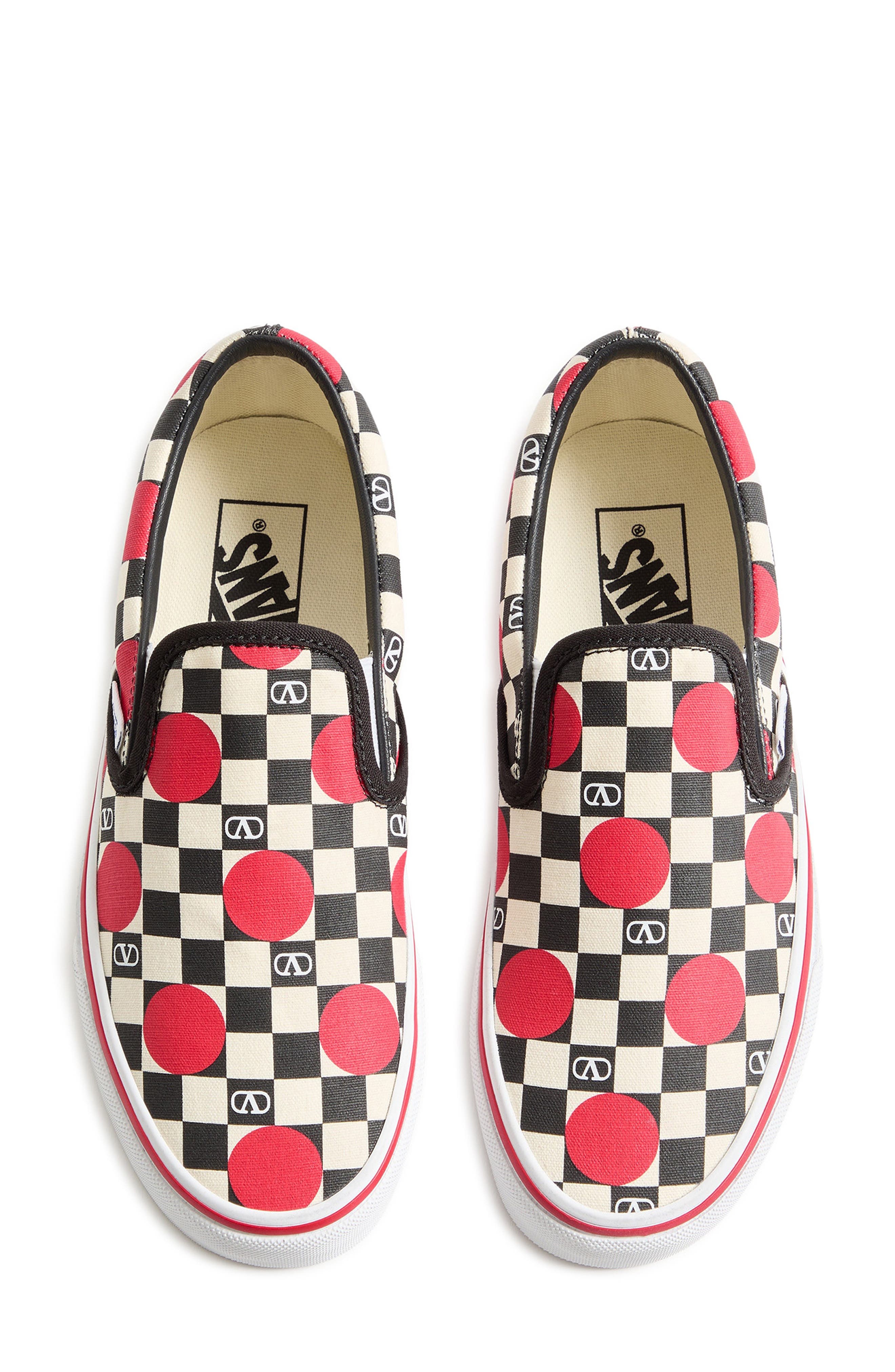 Valentino Garavani x Vans Cherry Slip-On Sneaker, Alternate, color, Yellow Multi