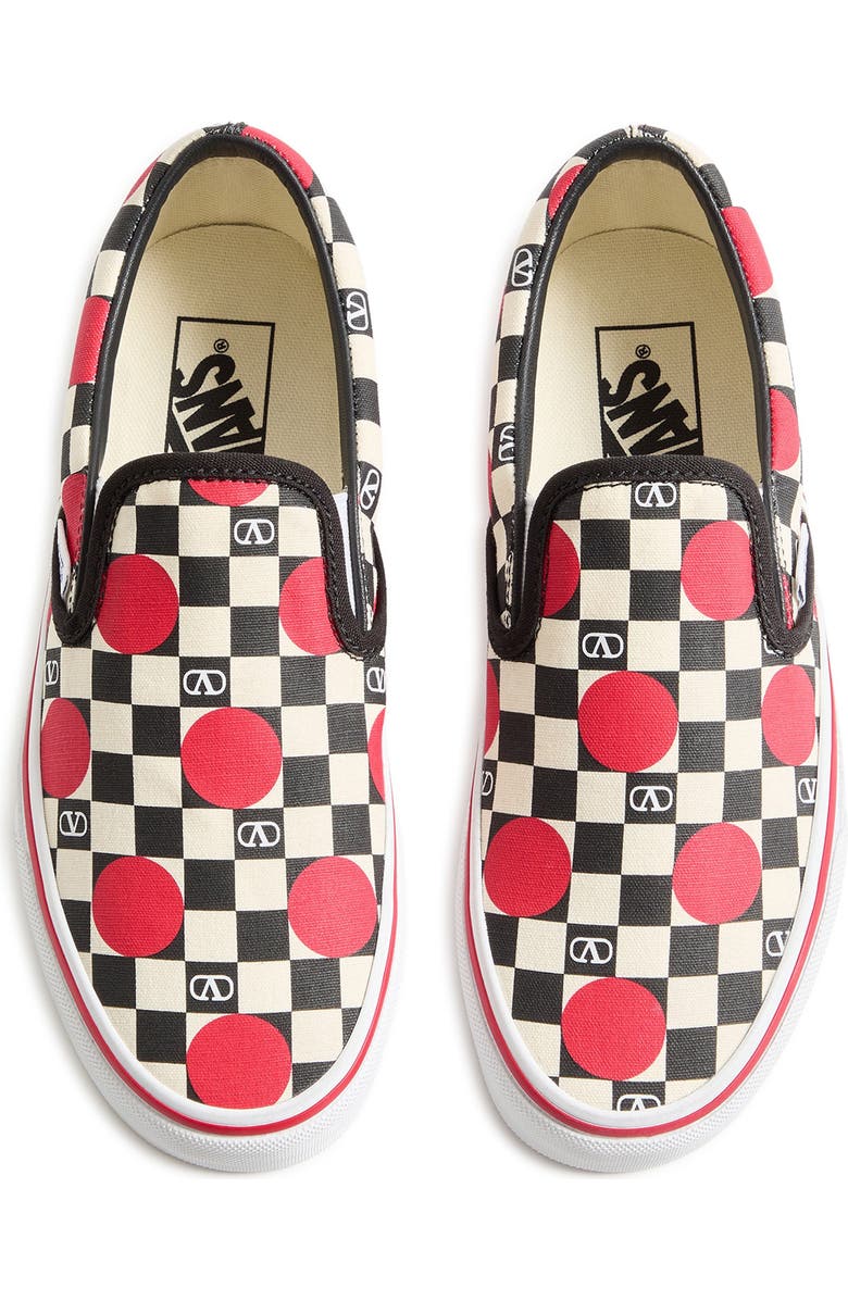 Valentino Garavani x Vans Cherry Slip-On Sneaker, Alternate, color, Yellow Multi