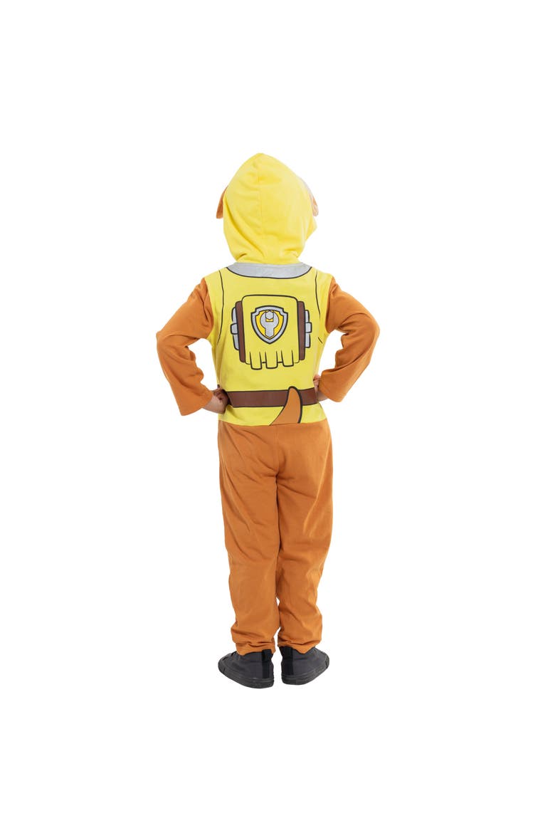 Rubble Hooded One Piece, Alternate, color, Rubble Yellow