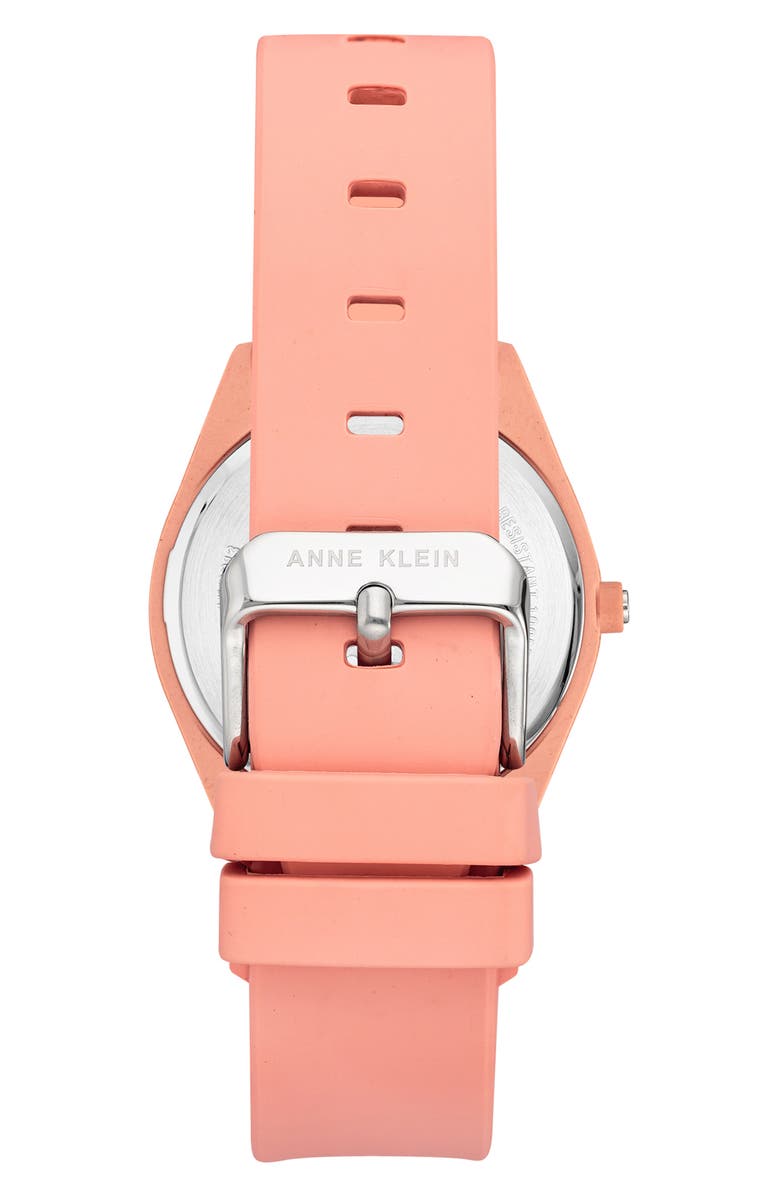 Anne Klein Considered Recycled Ocean Plastic Strap Watch, 38.5mm, Alternate, color,