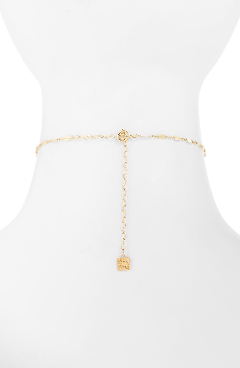 All The Wire Bella Adjustable Choker, Alternate, color,