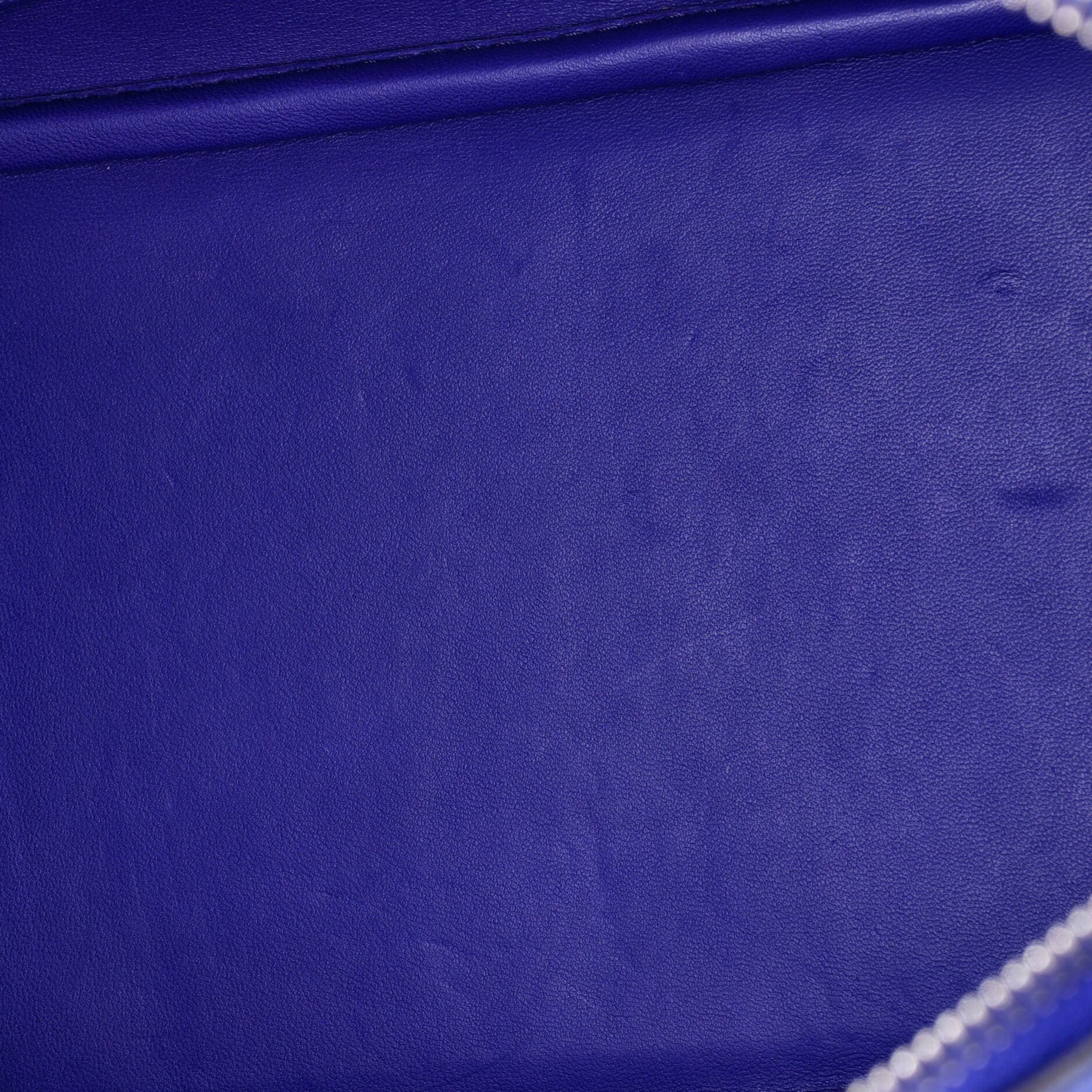 Pre-Owned Hermes Bolide Bag Clemence 35, Alternate, color, Bleu Royal