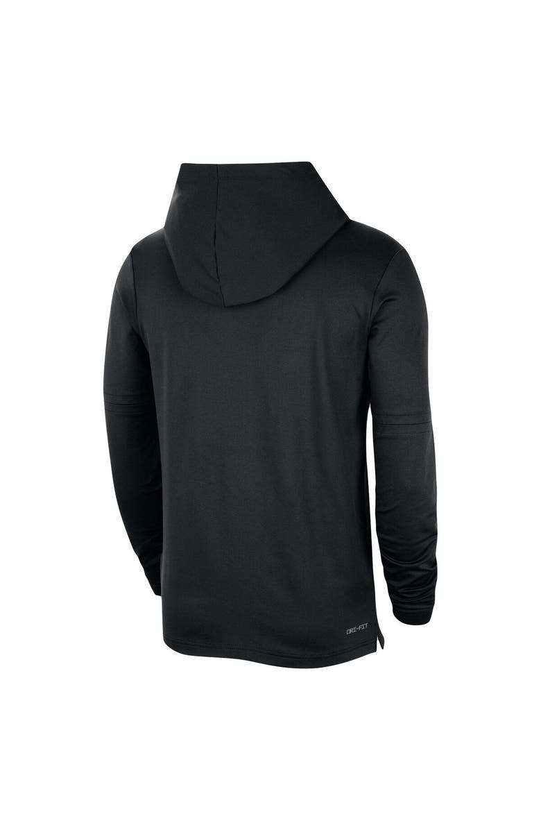 Nike Men's Nike Black Iowa Hawkeyes Player Hoodie Long Sleeve Performance Top, Alternate, color,
