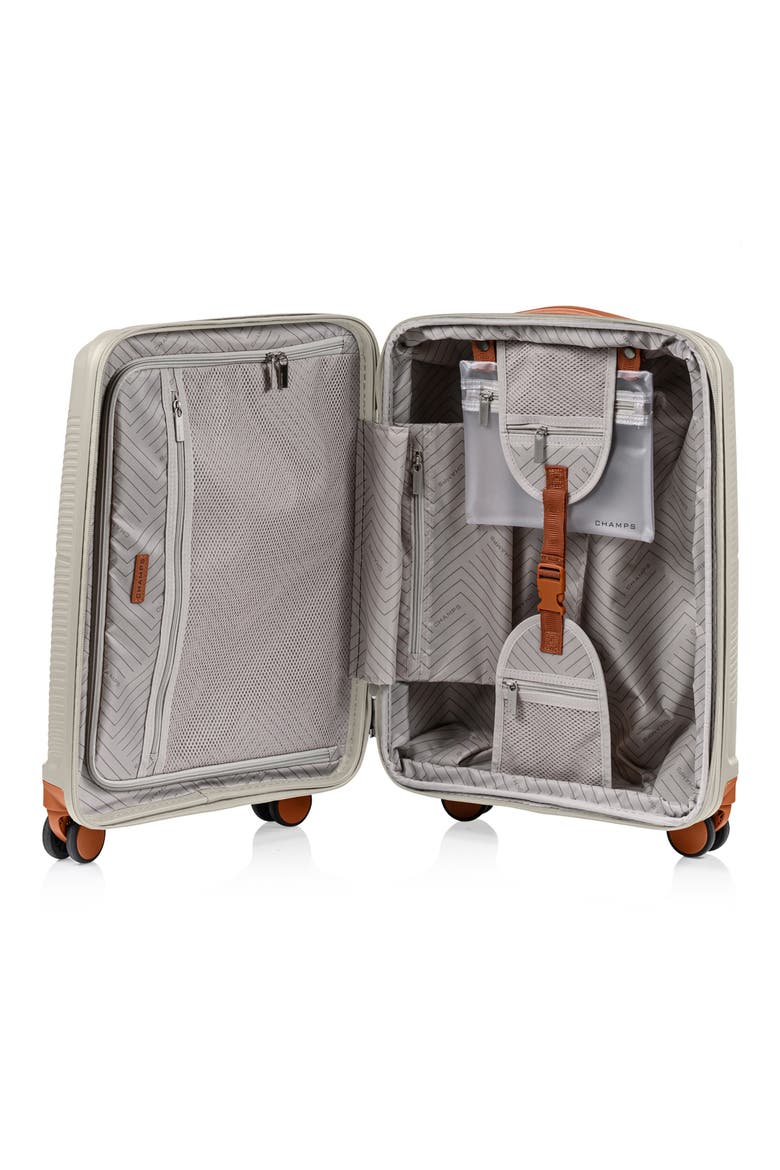 Vintage Aura 3-Piece Hardside Luggage Set, Alternate, color, IVORY