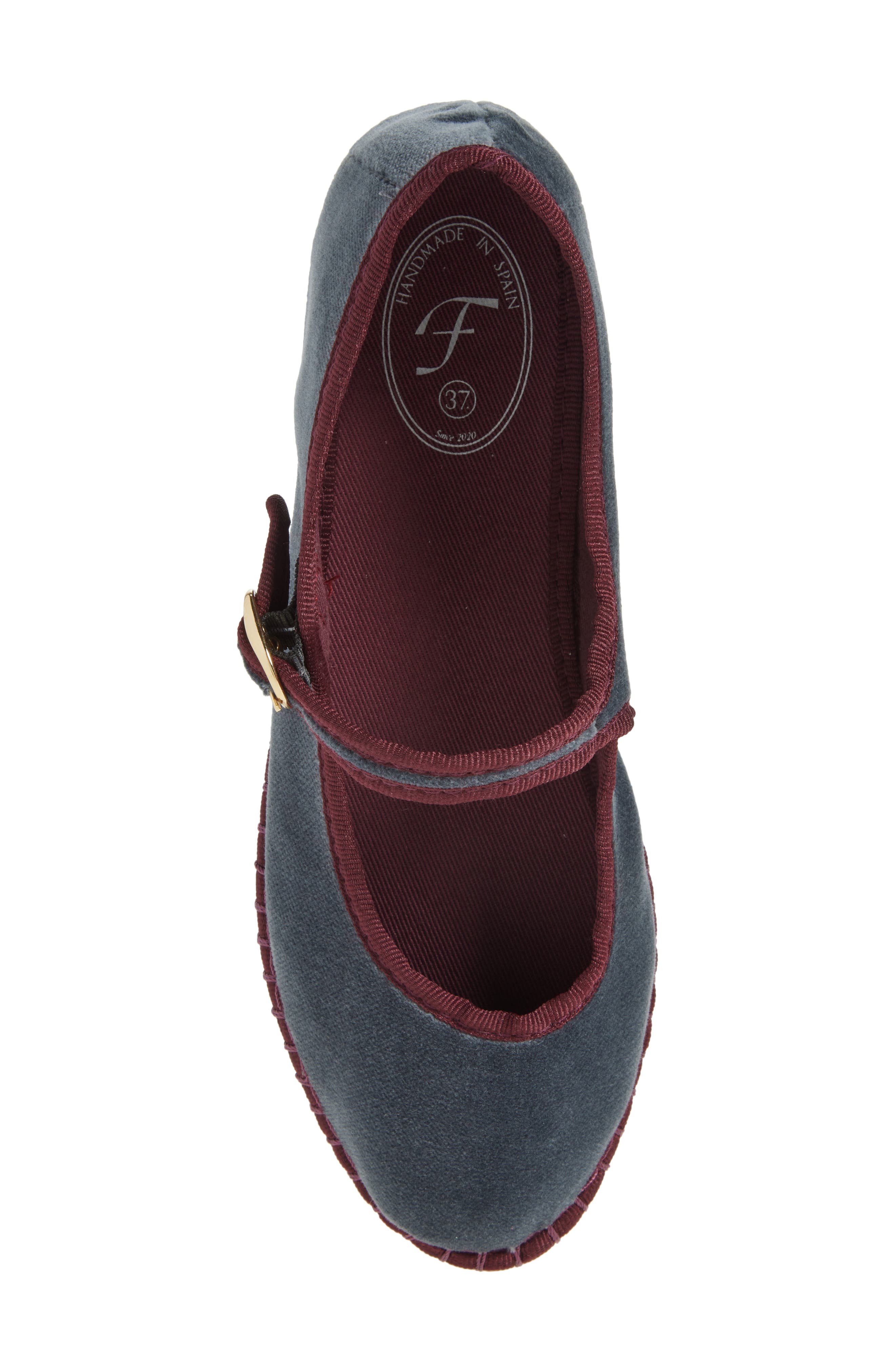 Flabelus Georgina Mary Jane Flat, Alternate, color, Gray