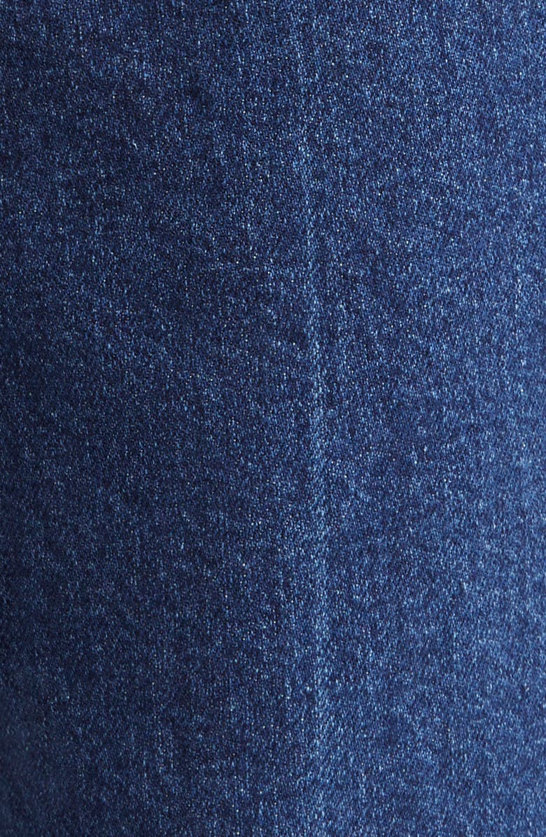 Cinq à Sept Dorothea Contrast Crease Wide Leg Ankle Jeans, Alternate, color, Oceane/ Ivory