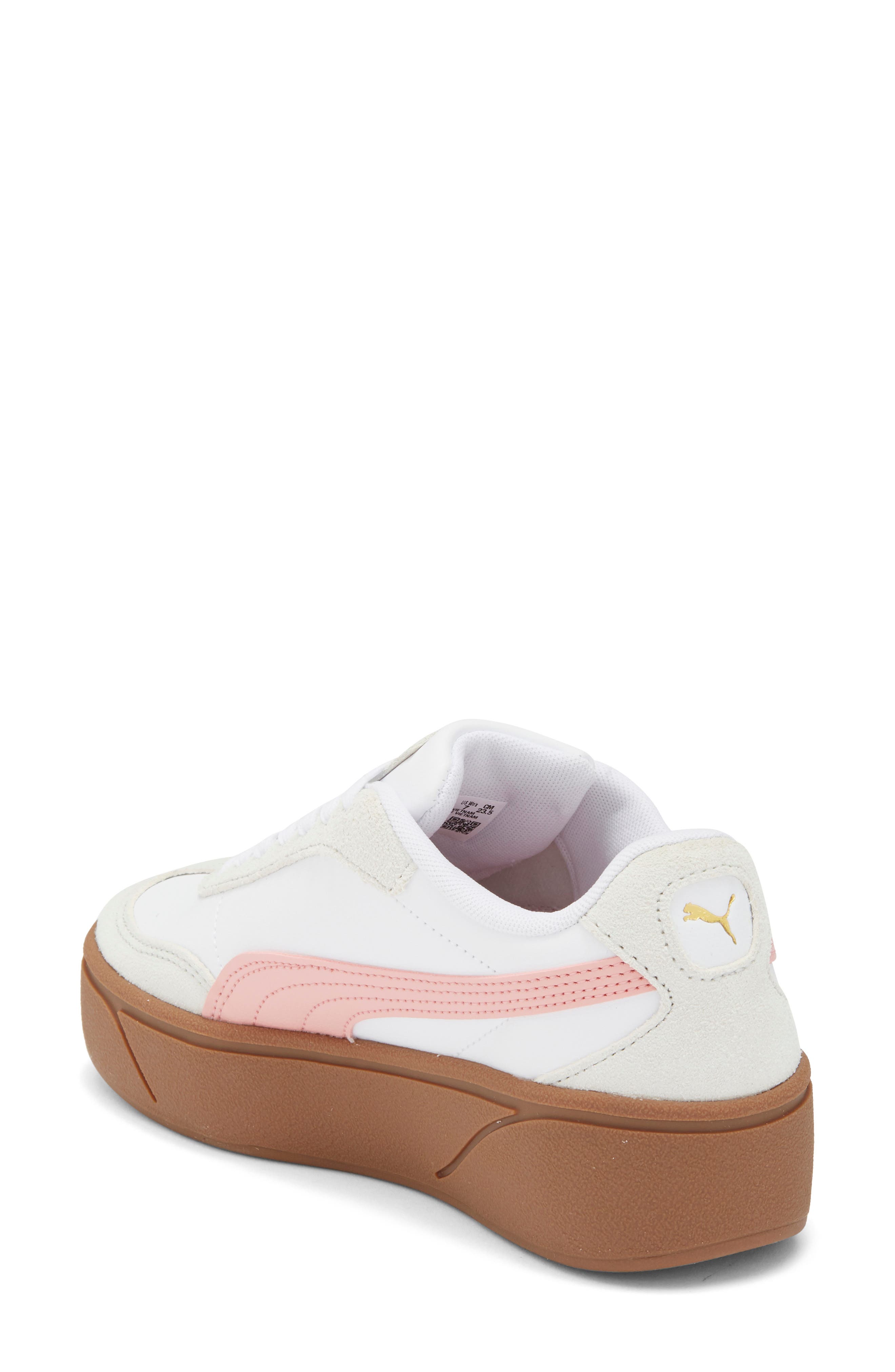 PUMA Club II Era Platform Sneaker, Alternate, color, Puma White/ Rosy Outlook