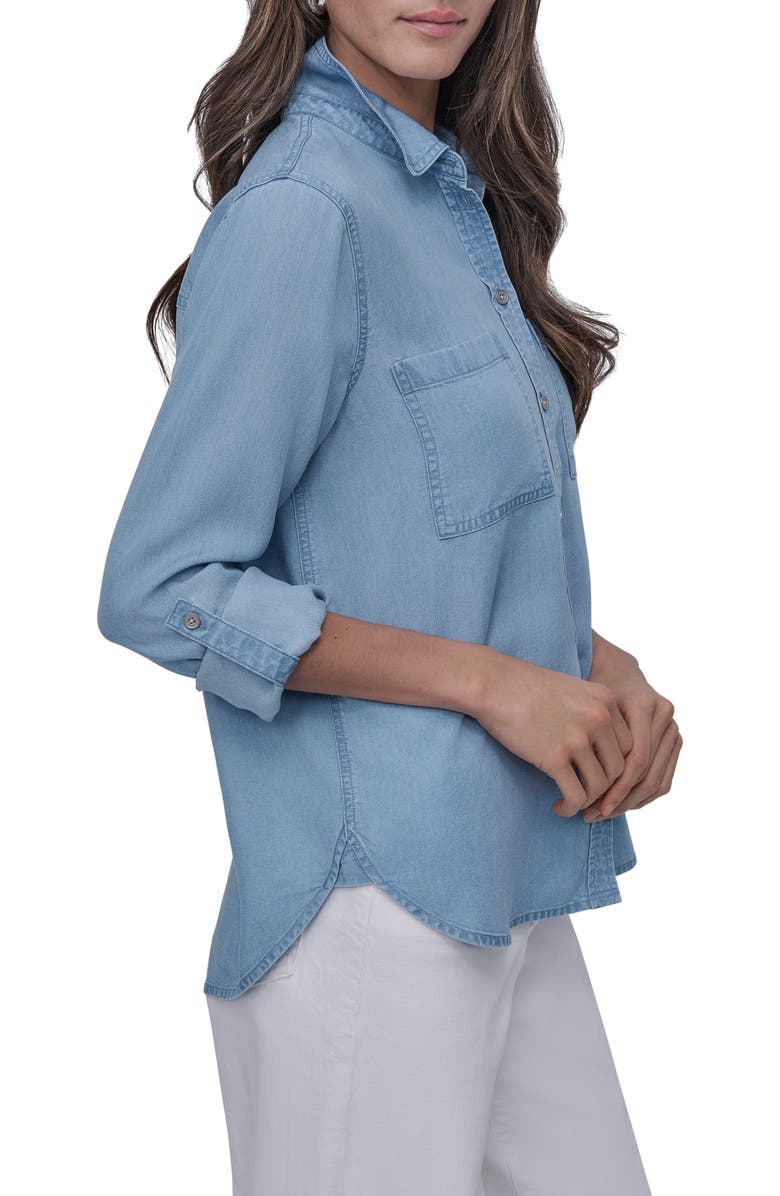 Denim Button-Up Shirt