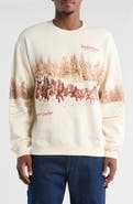 Goodie Two Sleeves Budweiser Season's Greetings Fleece Sweatshirt