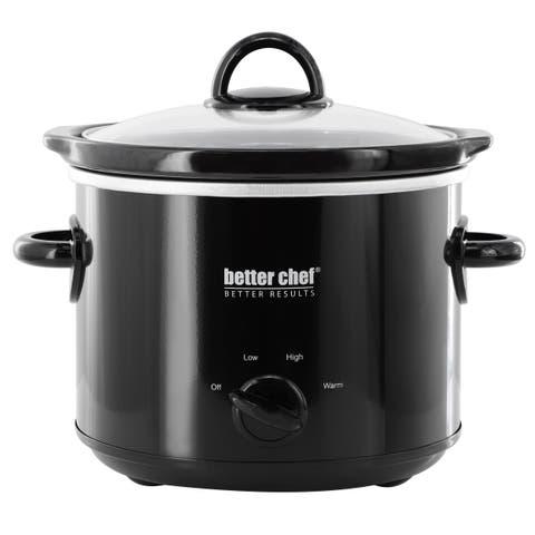 3 Quart Slow Cooker with Removable Stoneware Crock
