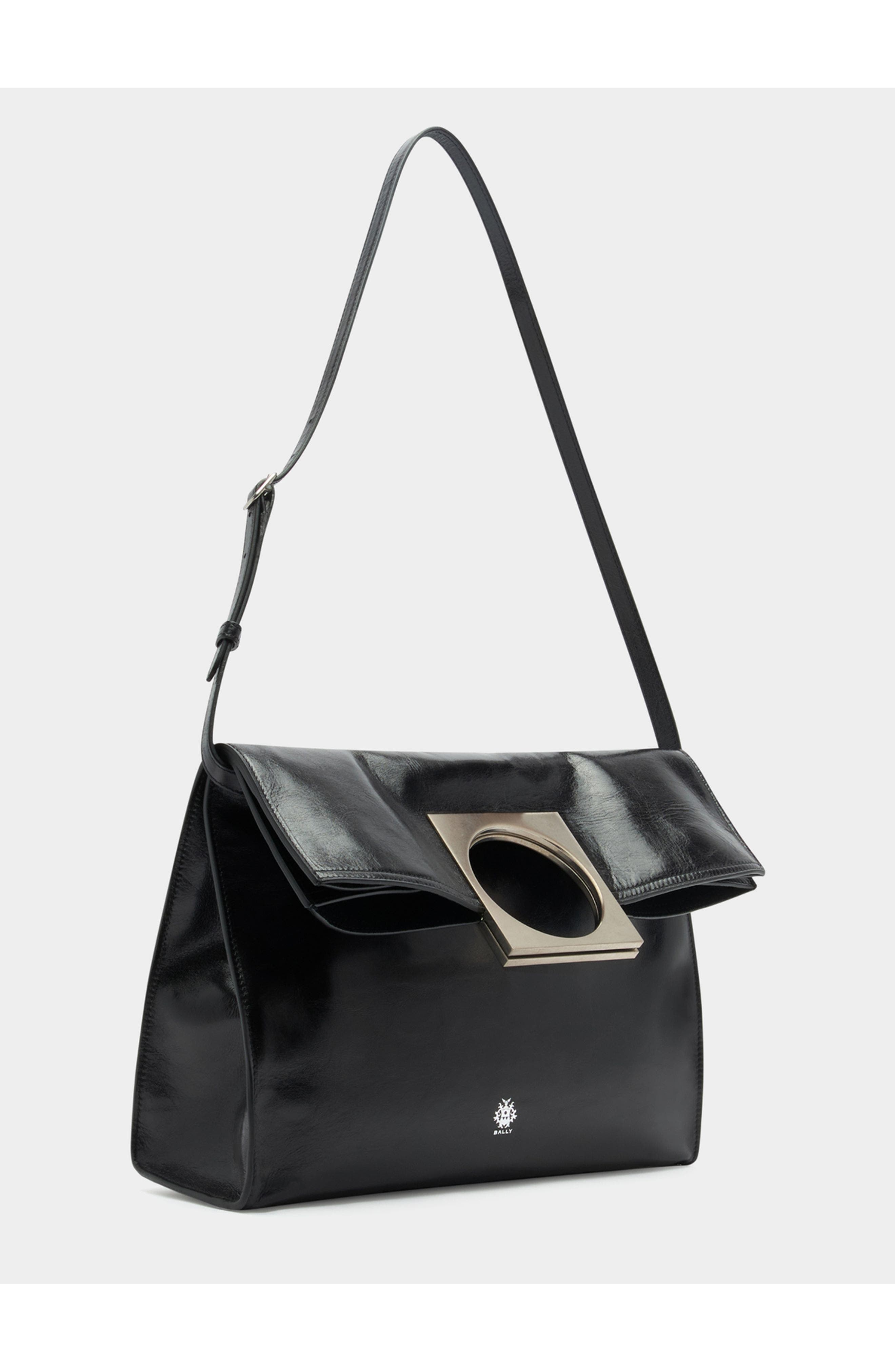 Bally Anni Foldable Tote, Alternate, color, Black