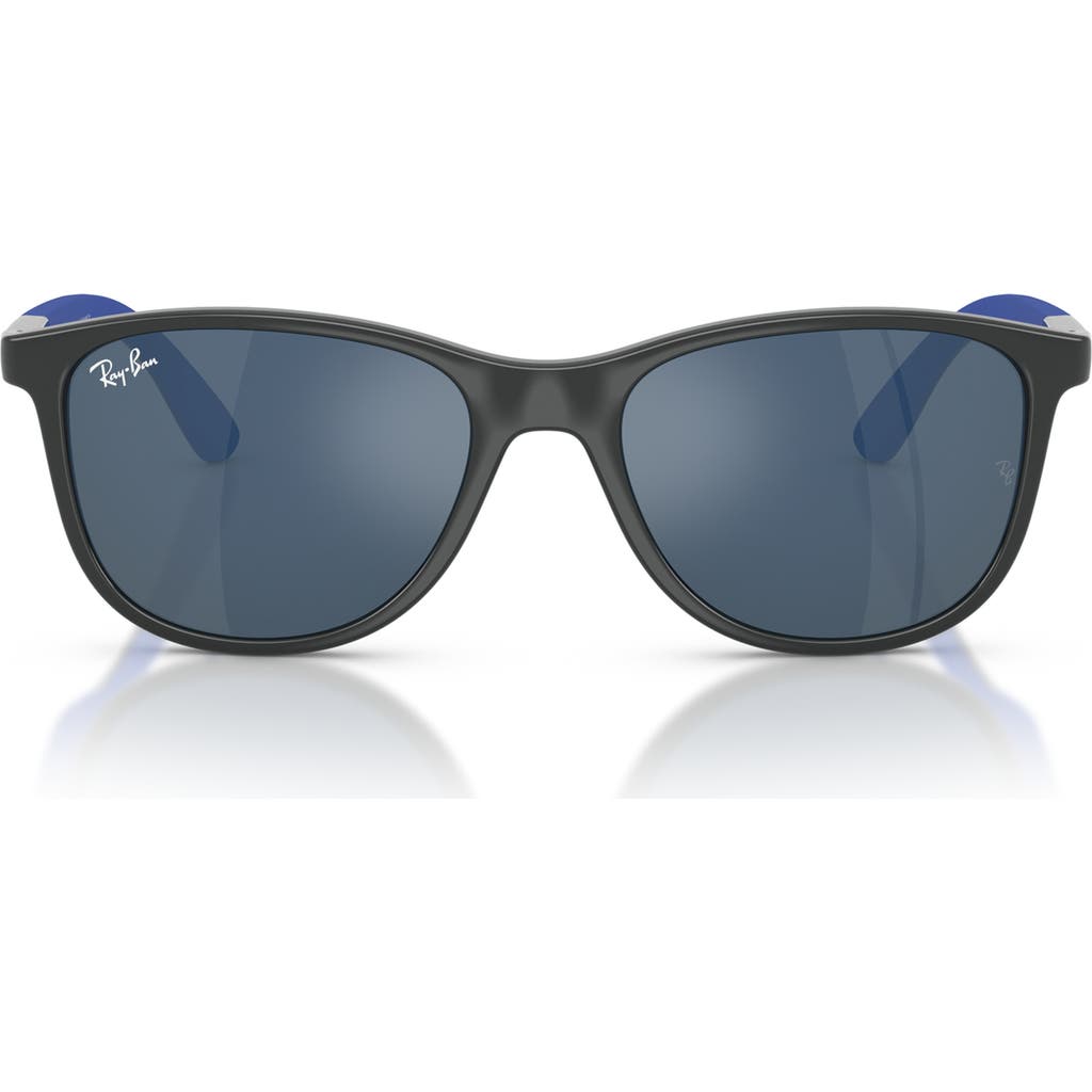 Ray Ban Ray-ban 49mm Square Sunglasses In Rubber Blue