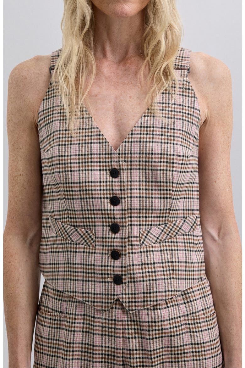 Pinkcheck Vest, Main, color, Pinkcheck