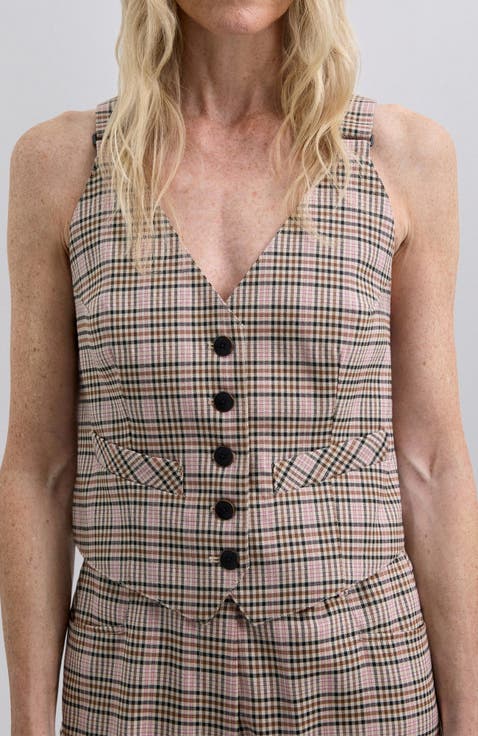 Pinkcheck Vest