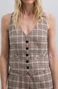 Scalpers Pinkcheck Vest
