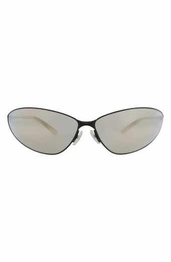 93mm Shield Mirrored Sunglasses