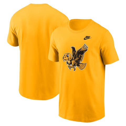 Men's Nike Gold Iowa Hawkeyes Legacy Alternate Logo T-Shirt