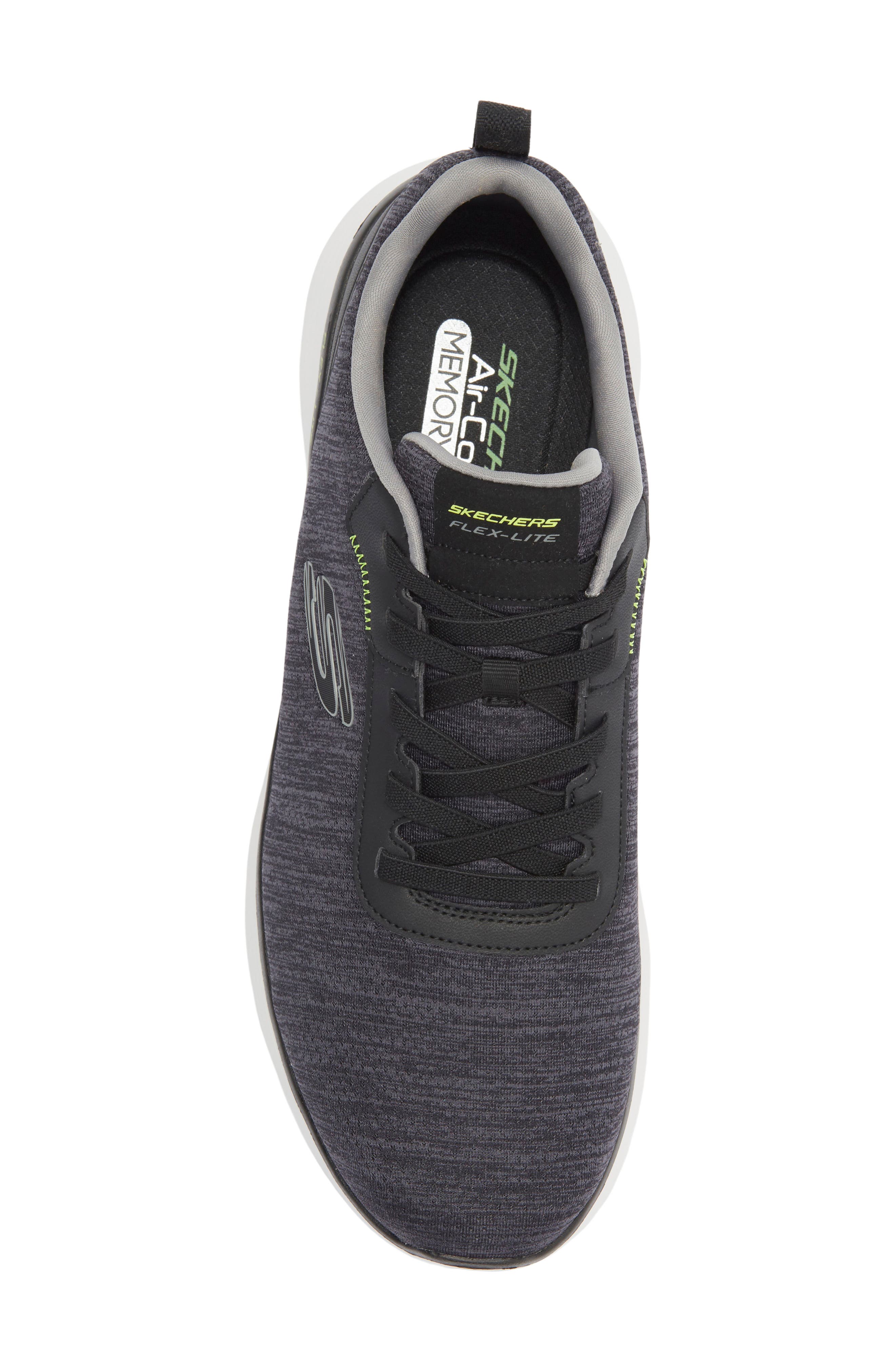 SKECHERS Flex Advantage 5.0 Arlus Sneaker, Alternate, color, Black/White