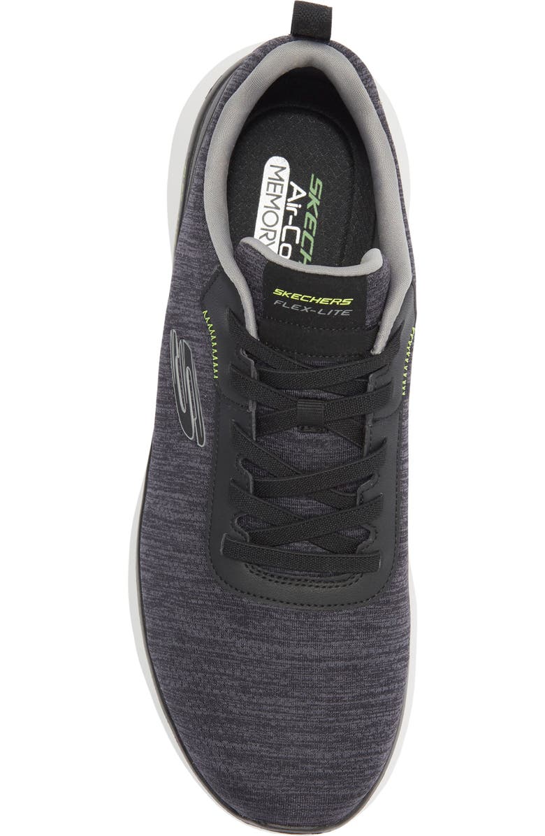 SKECHERS Flex Advantage 5.0 Arlus Sneaker, Alternate, color, Black/White