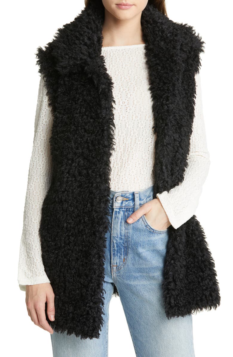 UGG<sup>®</sup> Tammie Faux Fur Long Vest, Main, color, 