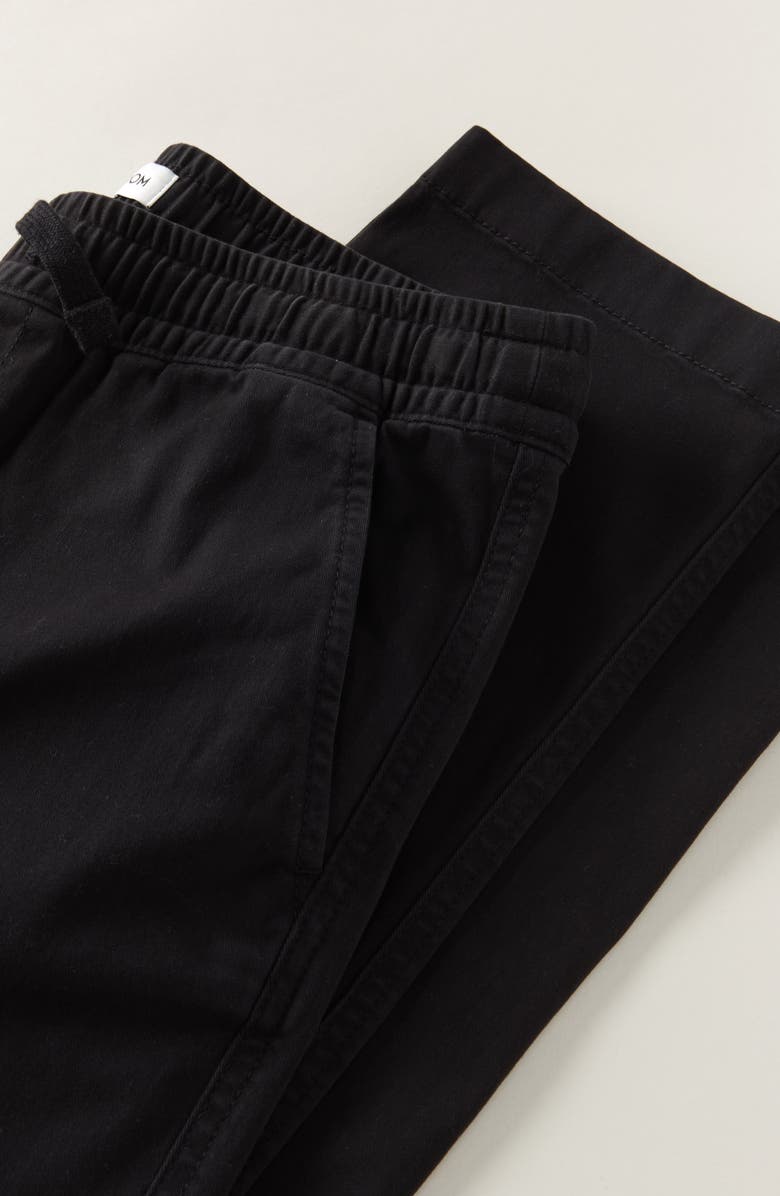 Nordstrom Kids' Relaxed Stretch Cotton Chinos, Alternate, color, Black