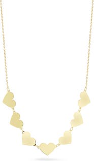 Ember Fine Jewelry 14K Yellow Gold Heart Frontal Necklace