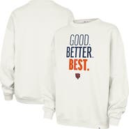 '47 Women's '47 Cream Chicago Bears Good. Better. Best. Imprint Oversized Sweatshirt