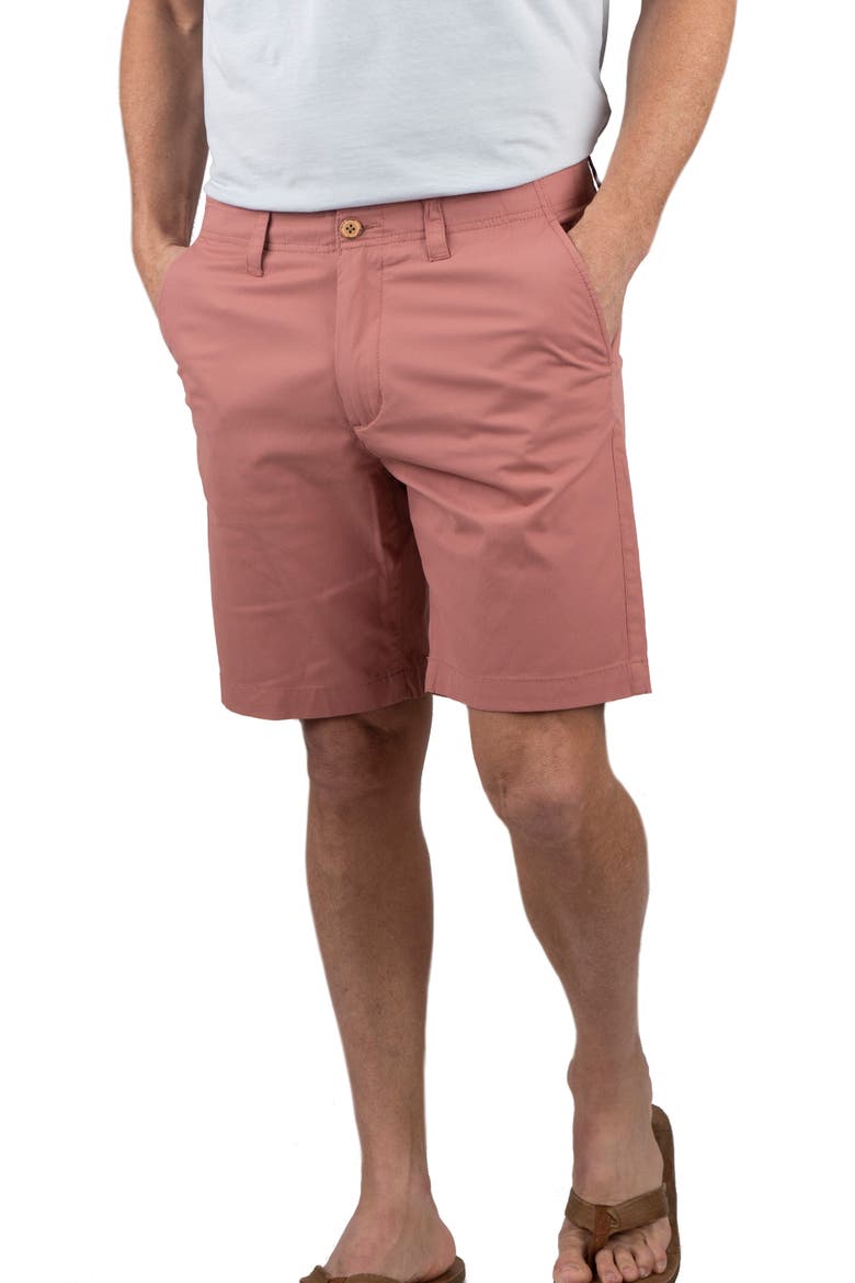 Performance Chino Shorts, Main, color, DUSTY ROSE