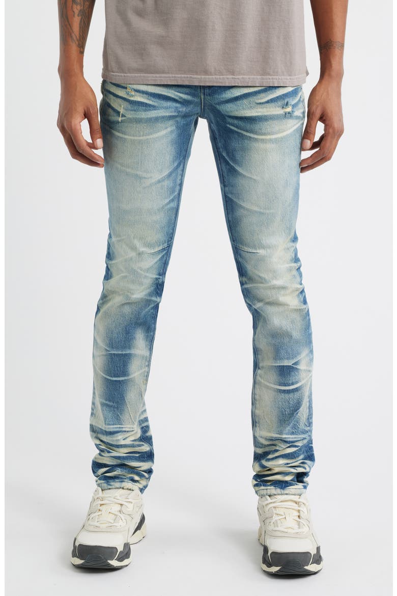 Clayton Skinny Jeans, Main, color, STACKED MEDIUM BLUE