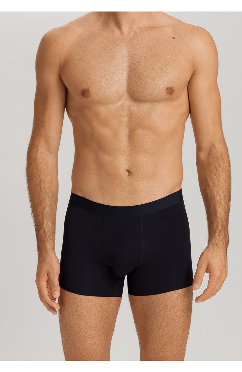 Hanro Clean Cut TENCEL Boxer Brief, Alternate, color, Black