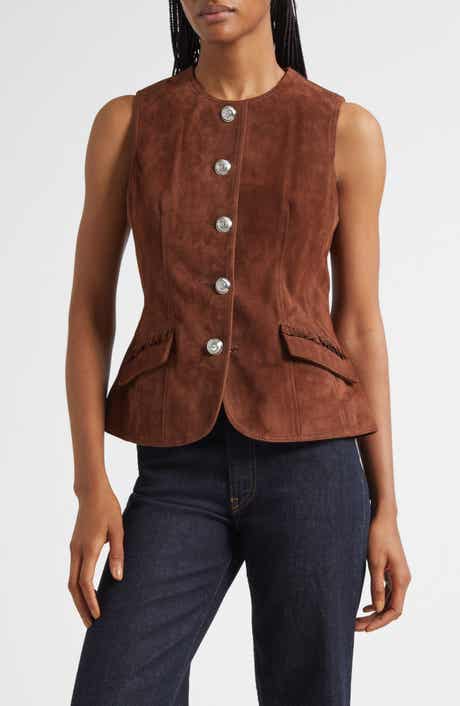 Cinq à Sept Chris Suede Vest