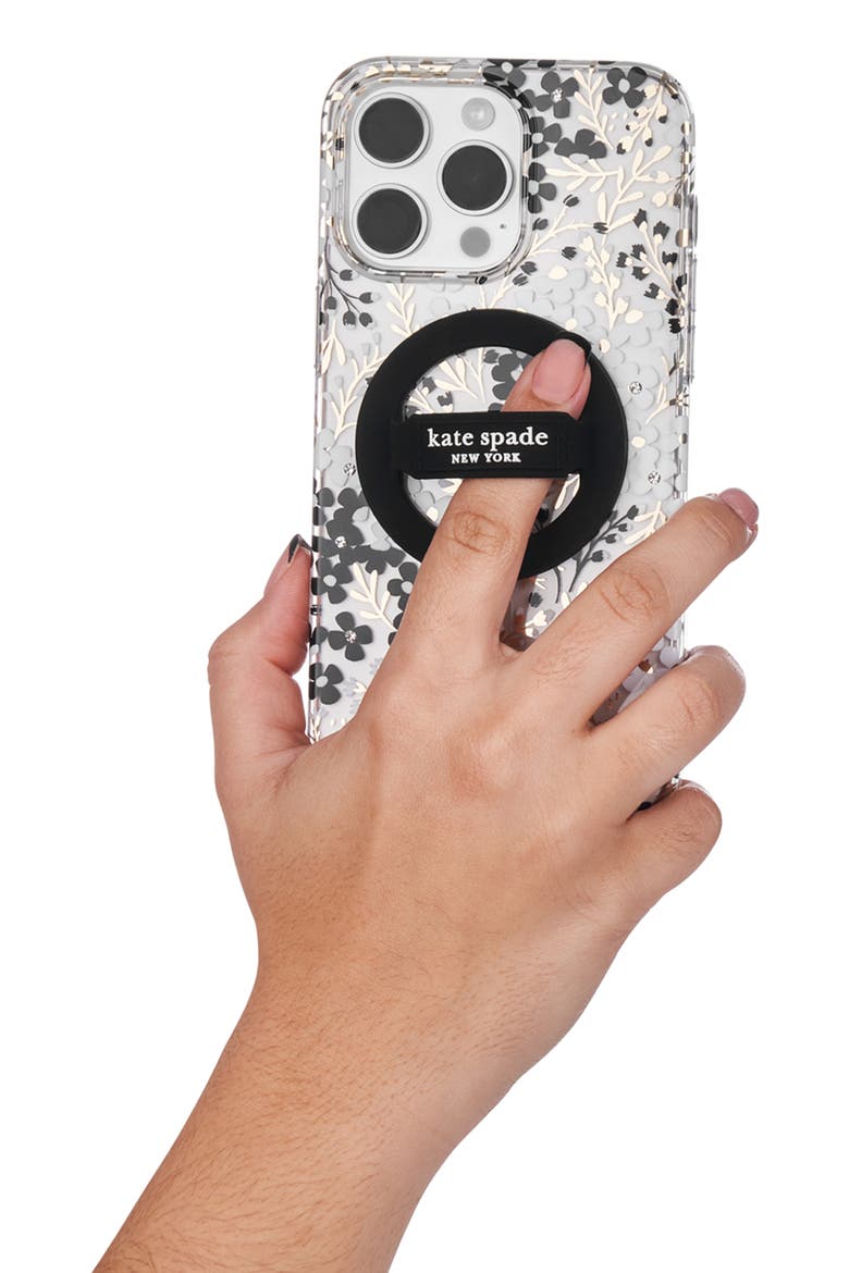 black magnetic loop grip, Alternate, color, BLACK