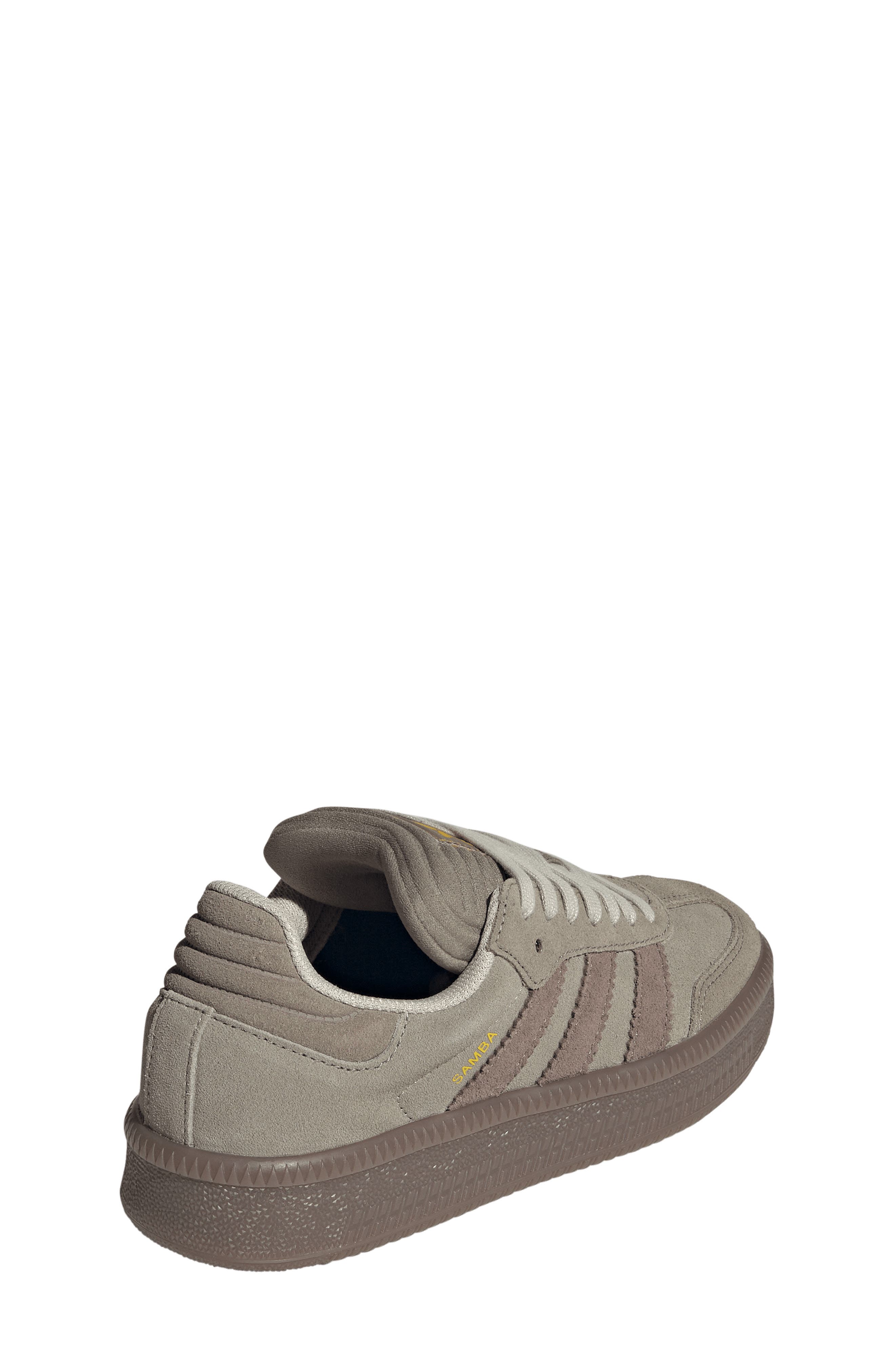 adidas Kids' Samba XLG Sneaker, Alternate, color, Pebble/ Earth/ Clay