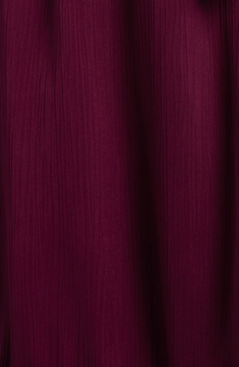 Anne Klein Flutter Sleeve Dress, Alternate, color, Chianti