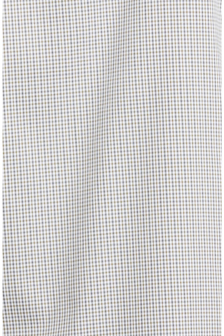 Premium Cotton Microcheck Regular Fit Button-Up Shirt, Alternate, color, LT GRN CK