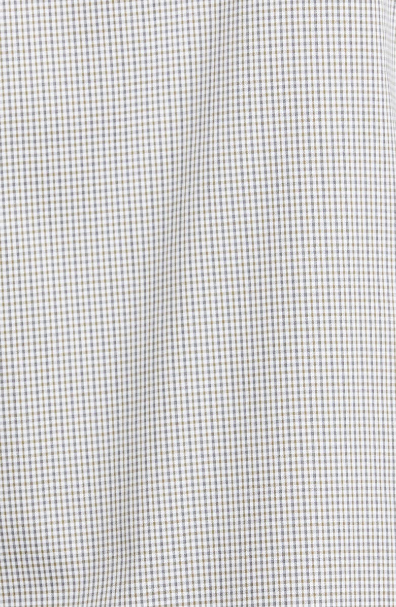 ZEGNA Premium Cotton Microcheck Regular Fit Button-Up Shirt, Alternate, color, 