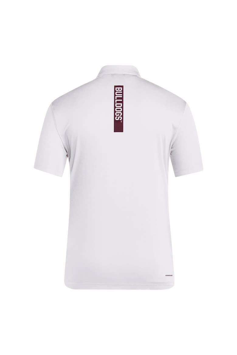 Men's adidas White Mississippi State Bulldogs Coaches Polo, Alternate, color, White
