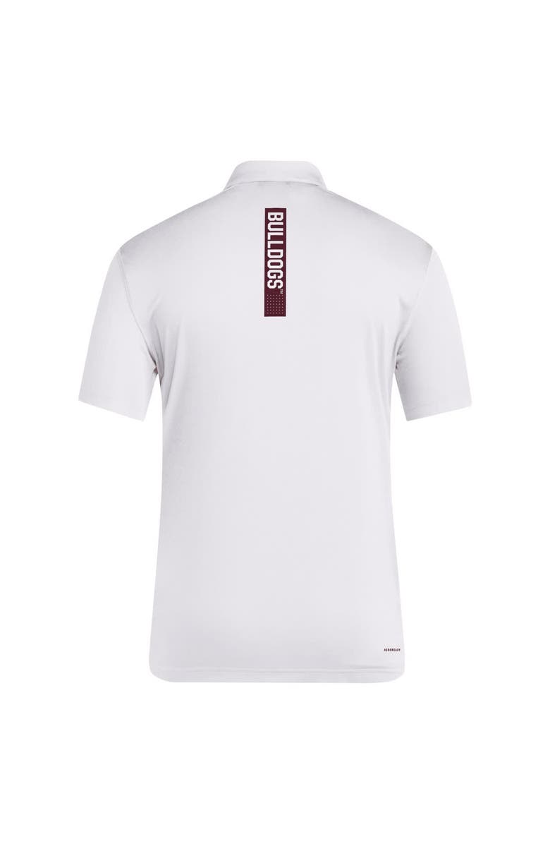 adidas Men's adidas White Mississippi State Bulldogs Coaches Polo, Alternate, color, White