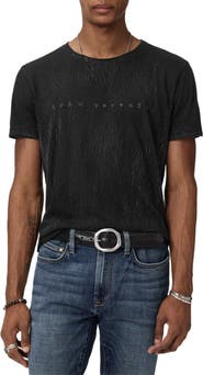 John Varvatos Raw Edge Graphic T-Shirt