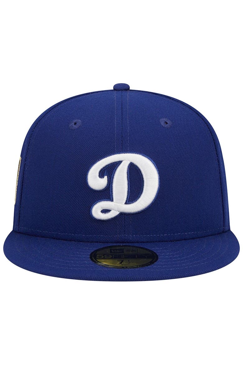 Men's New Era Royal Los Angeles Dodgers Alternate Logo 2020 World Series Team Color 59FIFTY Fitted Hat, Alternate, color, Royal